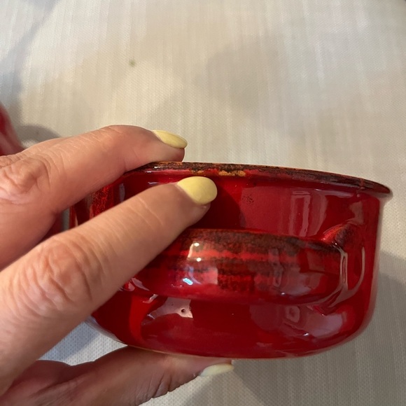 DeSilva Terracotta pottery soup bowls set of 4 made in Italy - Picture 12 of 14